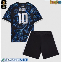 Maglie da calcio Argentina Lionel Messi #10 Seconda Maglia Bambino Mondiali 2026  Manica Corta (+ Pantaloni corti)